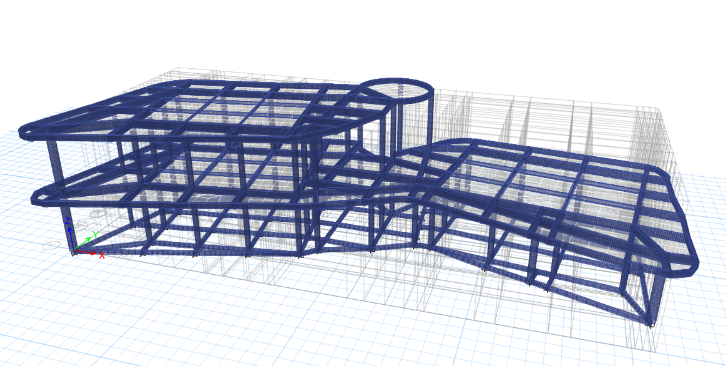 Desain Struktur Clubhouses Pacific Palace Medan